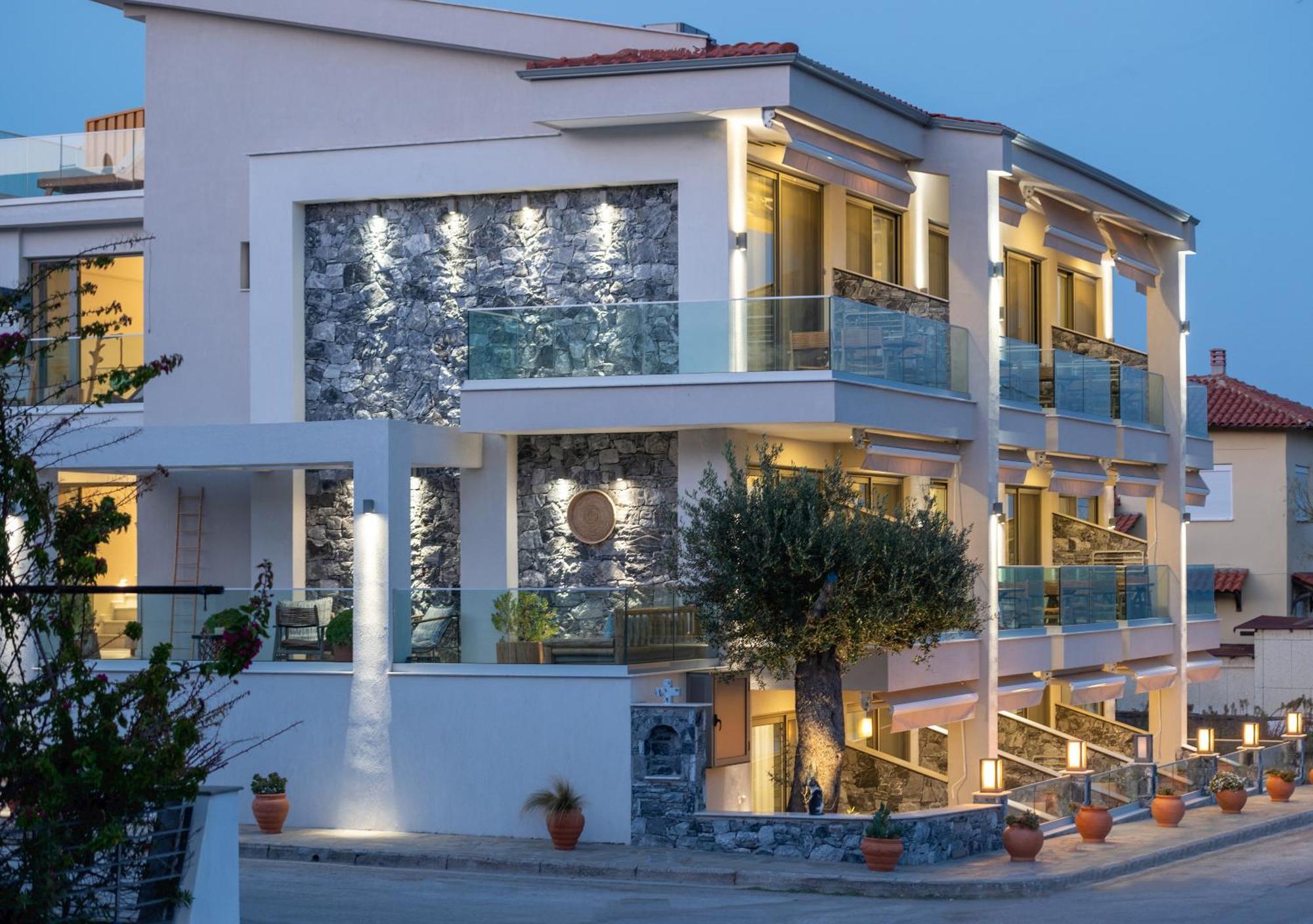 Ikies Apollon Boutique Hotel Sarti Exterior foto